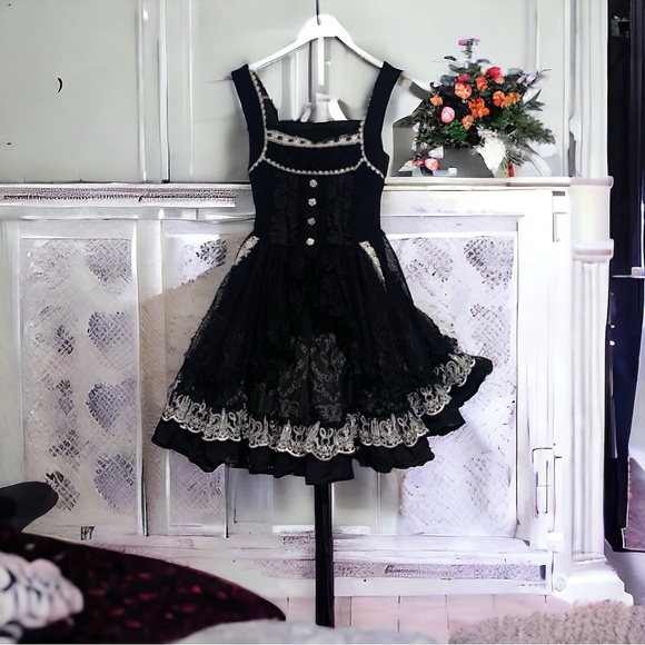 h.NAOTO Dresses & Skirts - [h.naoto frill ] jsk dress RARE